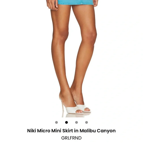 GRLFRND Niki Micro Mini Skirt in Malibu Canyon - Picture 7 of 10